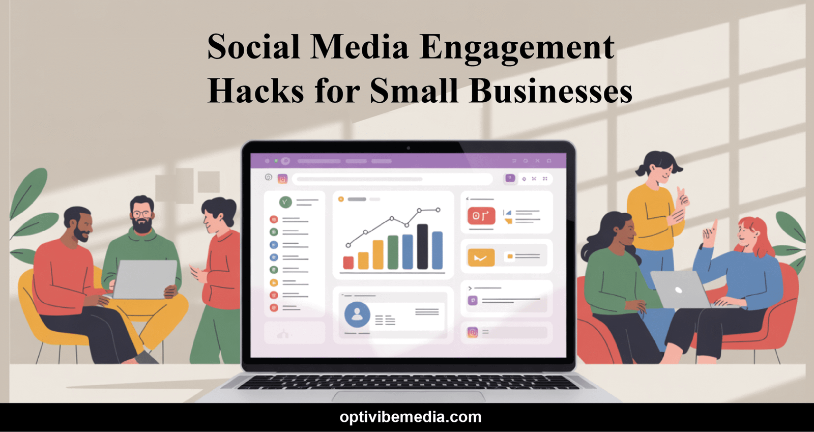 Social Media Engagement Hacks for Small Businesses - OptiVibe Media